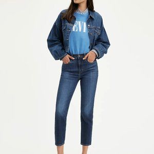 Levi's 724 High Rise Straight Crop Jeans